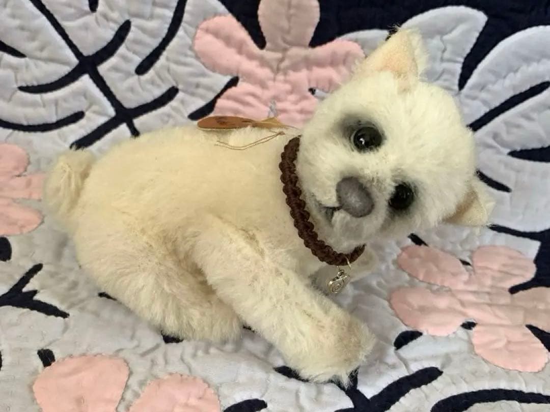 海外アーティスト作家　シルビアジルズ様　テディベア　ウエスティ