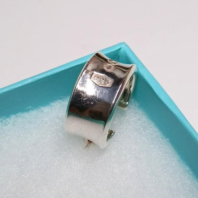ティファニー 1837 ワイド ピアス フープ ナロー 925 シルバー 片耳