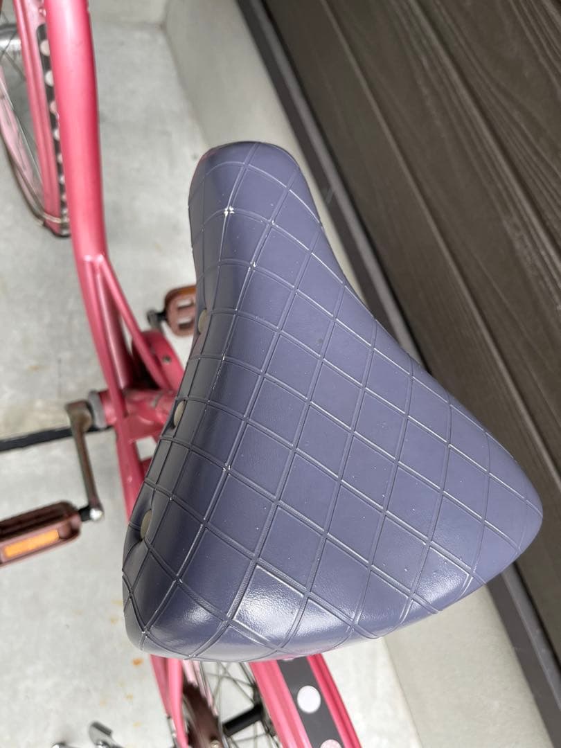 子供用自転車 20インチ ピンク 前バスケット付き