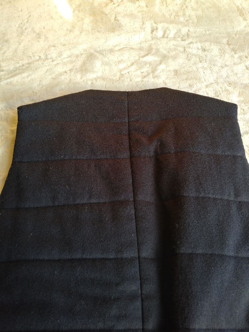 ナナミカ　プリマロフト　ウールベスト　sizeXS　ネイビー　オンオフ着用可