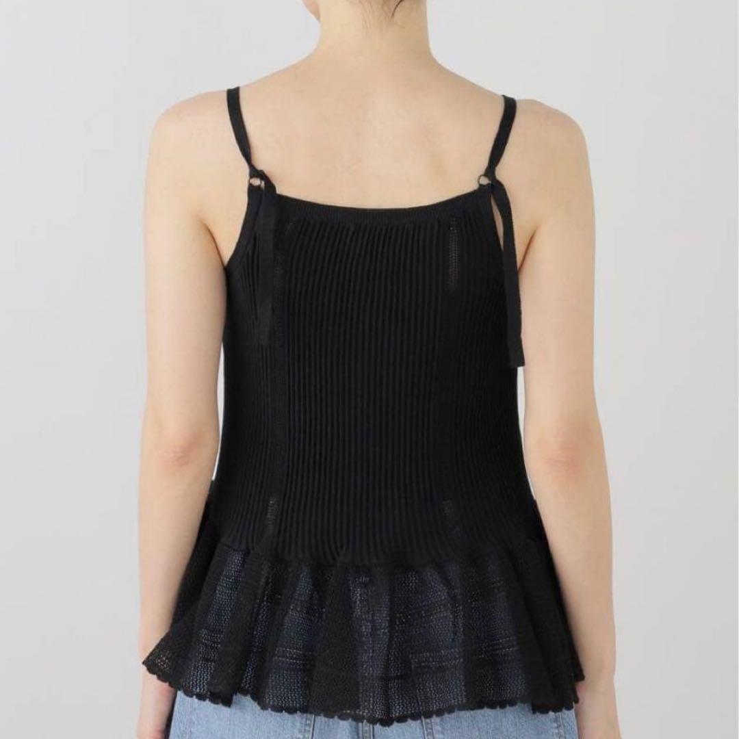【美品】 TGOR/トゴール フリル キャミソール ブラック