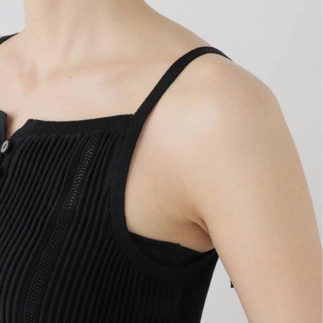 【美品】 TGOR/トゴール フリル キャミソール ブラック