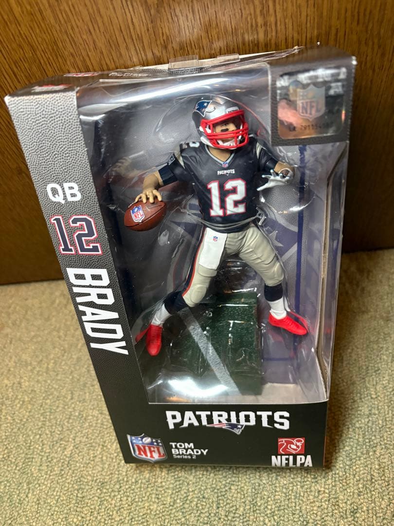 NFL 6インチ トム・ブレイディ フィギュア ペイトリオッツ/紺