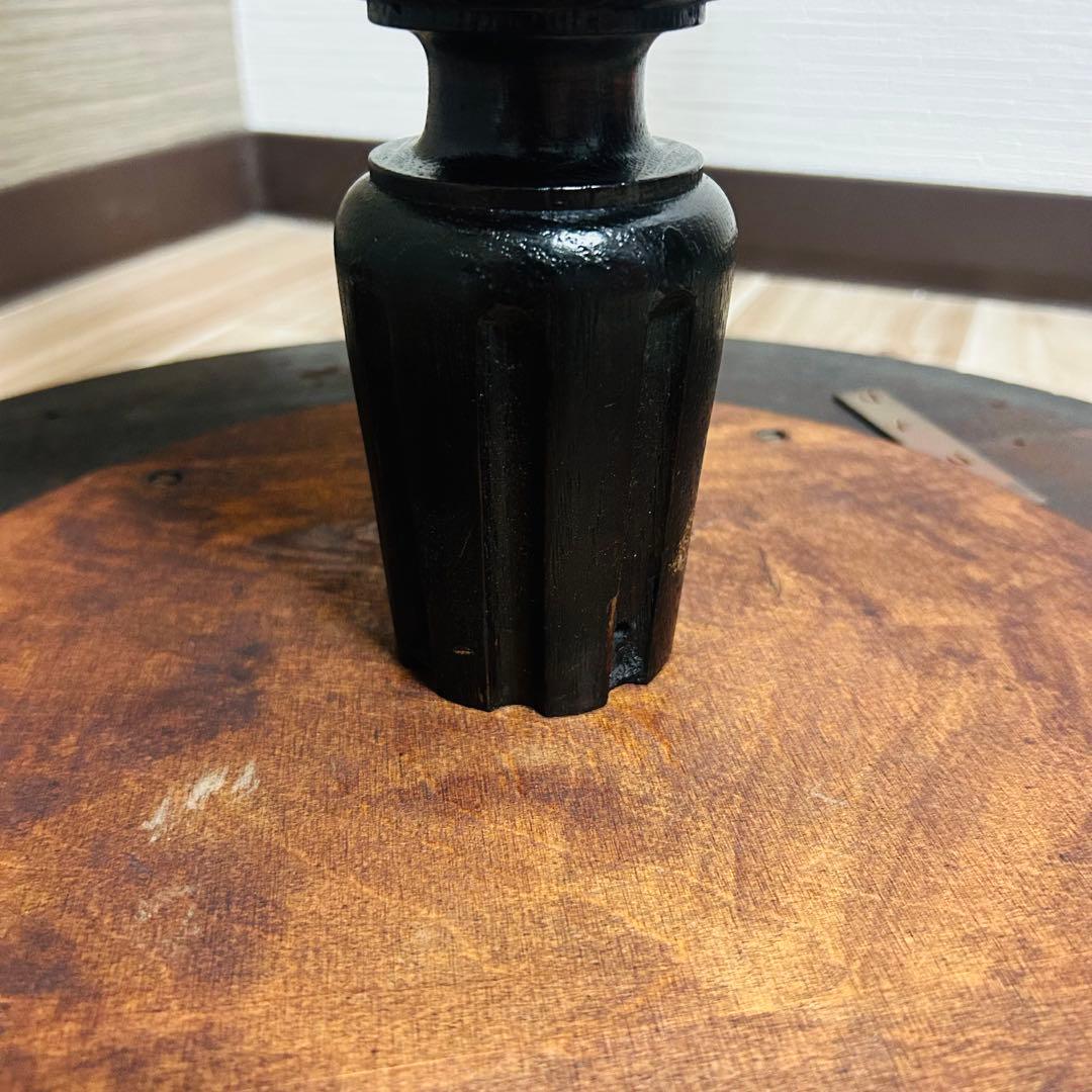 ヴィンテージ アンティーク 手彫り テーブル 猫足テーブル 高級 家具 葉脈