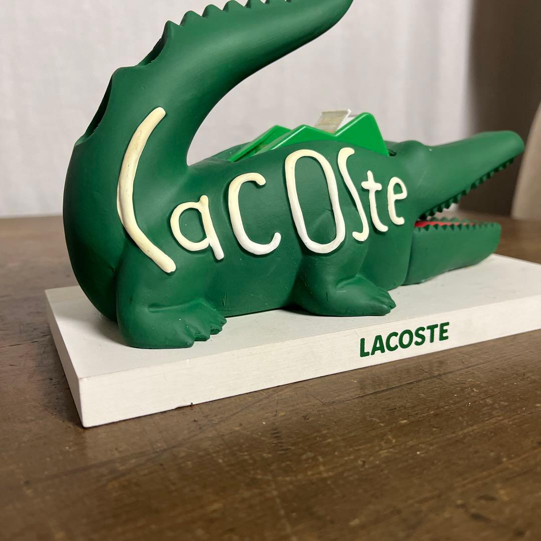 希少◾️Lacoste ラコステ テープカッター 置物 オブジェ 鰐 ワニ