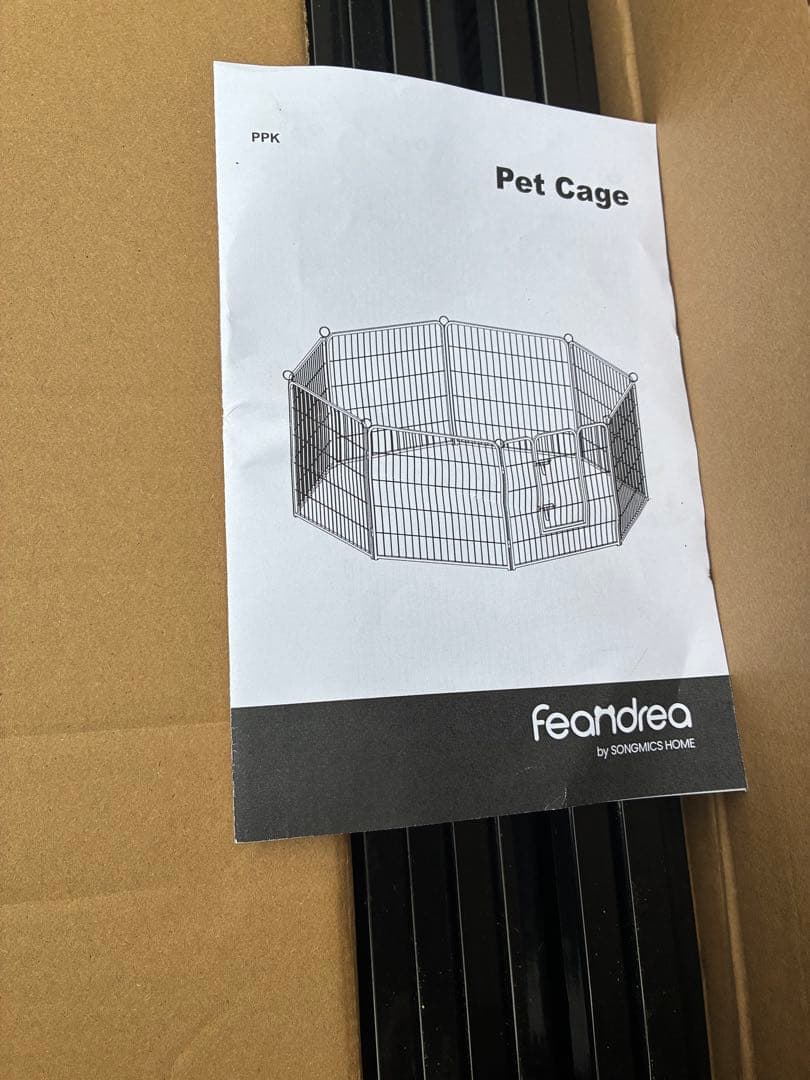 FEANDREA 犬 サークル 中大型 犬 ゲージ PPK81H 高さ100cm