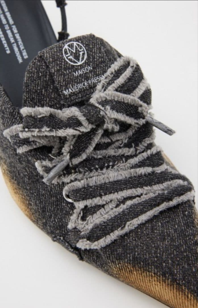 MAISON MAVERICK PRESENTS デニムミュールスニーカー