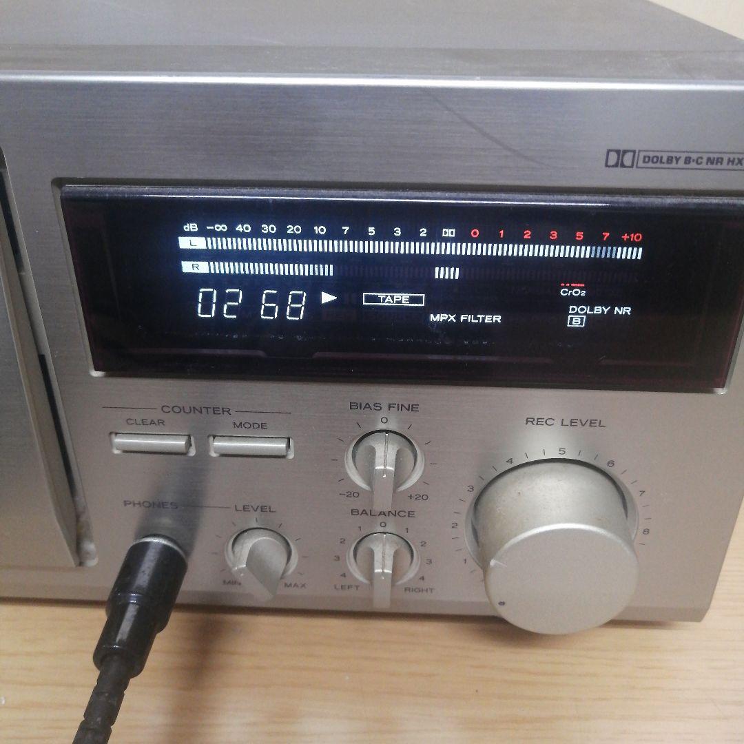 TEAC V-1050 カセットデッキ ティアック 動作確認 約4kg 本体のみ