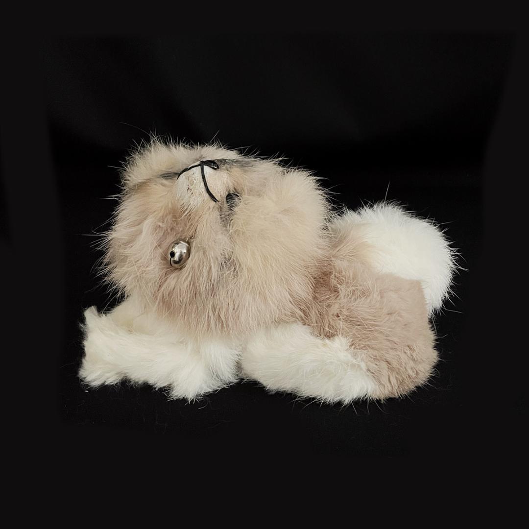 超レア！1960～1970年代？ おもちゃの三英 コリー リアルファーぬいぐるみ