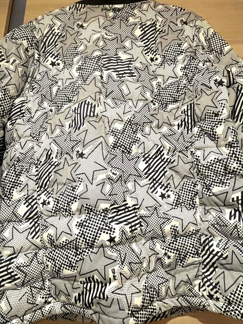 極美品 PING 中綿ブルゾン L パンツ M セットアップ 総柄 白 星 ロゴ