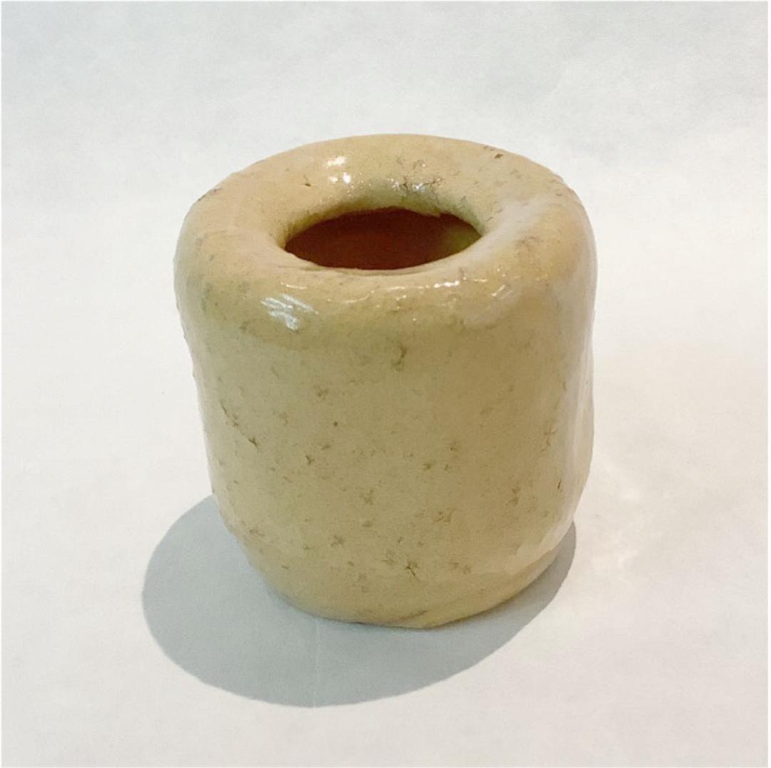 【茶道具】蓋置 萩つくね蓋置 萩焼深川窯 13代 田原陶兵衛