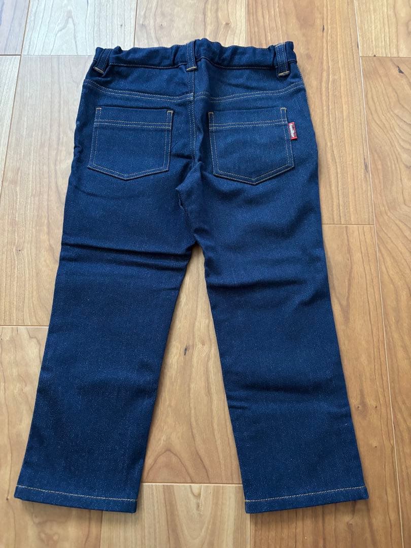 新品未使用　familiar ファミリア　ロングデニム　100