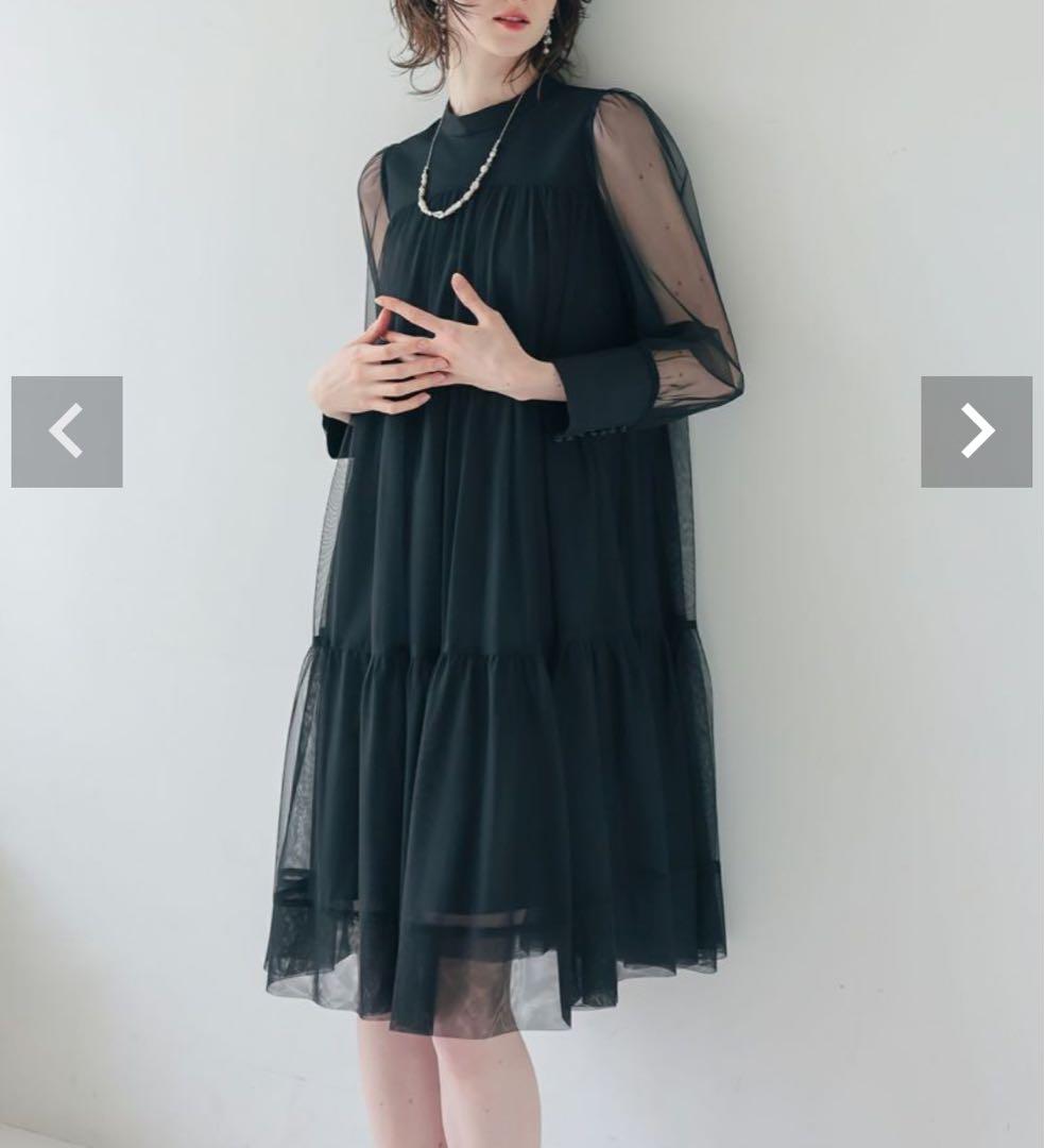 coco 新品　ドリードール ティアードAラインドレス