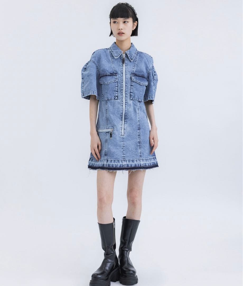 TOGA TOO トーガトゥ　Denim mini dress デニムミニドレス