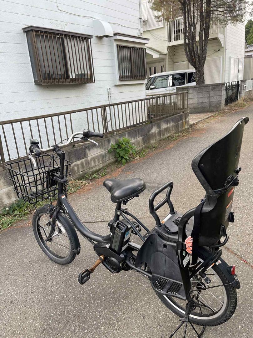 電動アシスト自転車 チャイルドシート付き ブラック
