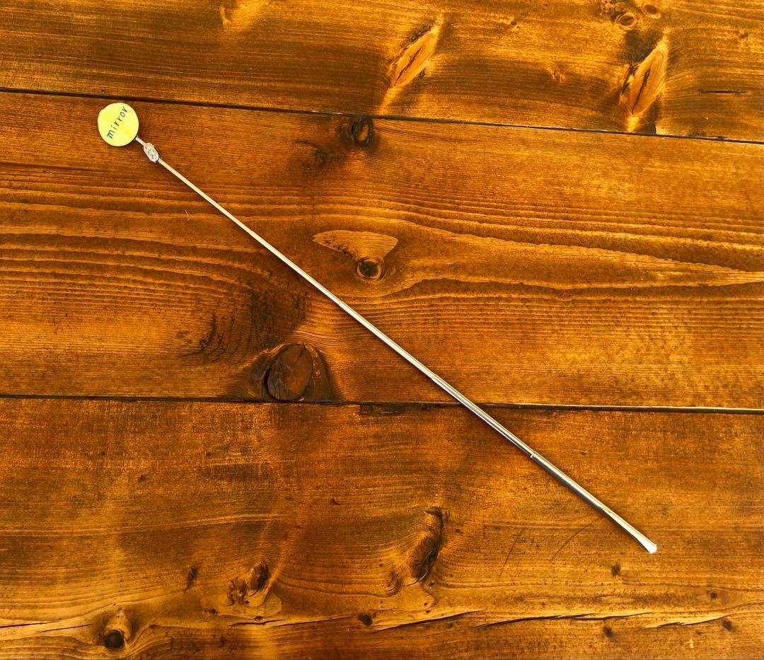 クワガタ採集セット　オリジナルかき出し棒　採集道具　迷彩柄　採集ケース　オレンジ