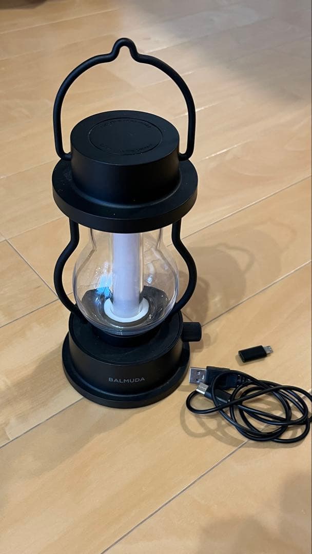 BALMUDA USB充電式ランタン ブラック