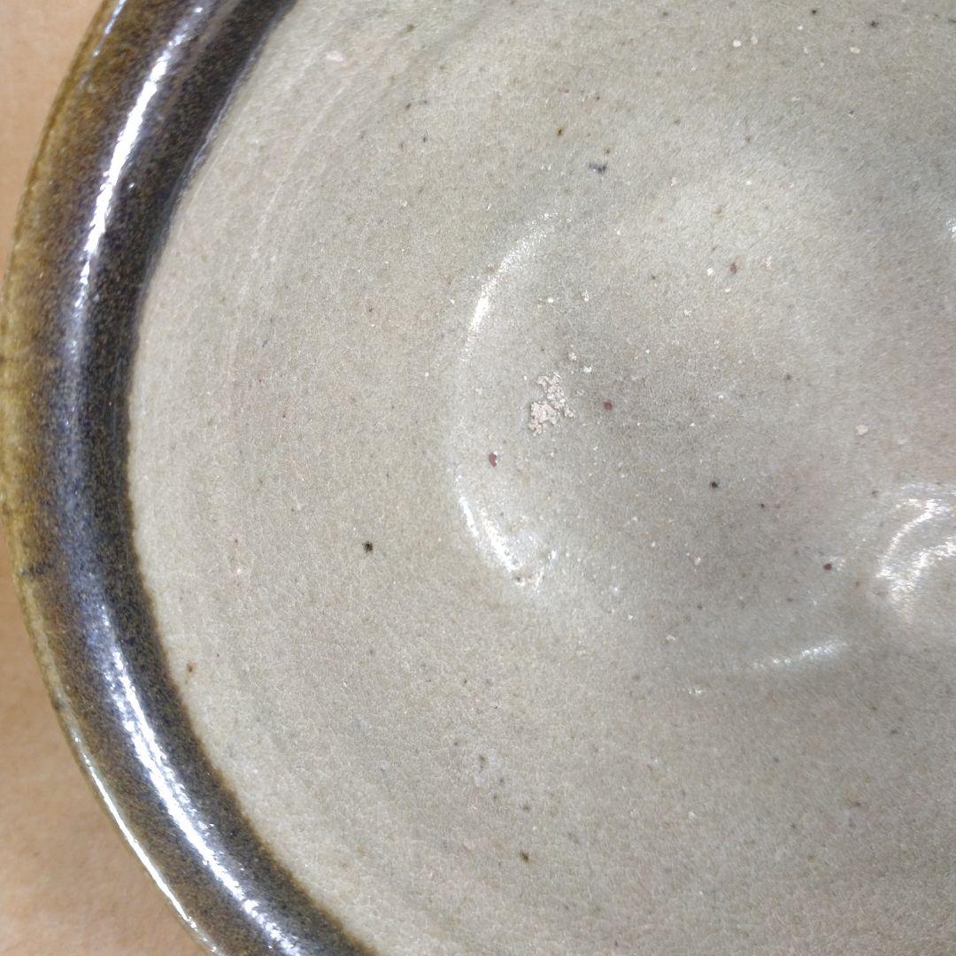 【本物保証】濱田庄司(浜田庄司) 縁黒茶碗 初窯 共箱 無傷 人間国宝 益子焼