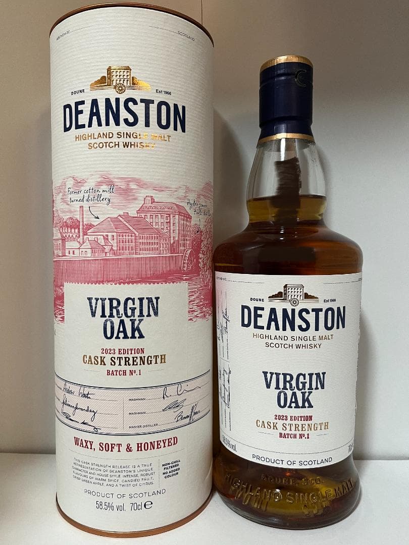 ディーンストン ヴァージンオーク カスクストレングス 2023 バッチ1