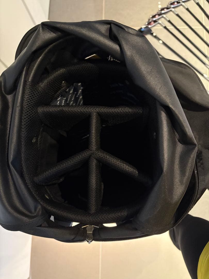 JACK BUNNY ゴルフバッグ・キャディバッグ ブラック　クラブセット