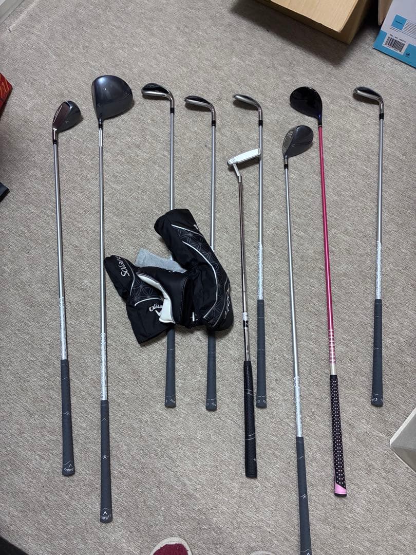 Callaway ソレイユ キャディバッグ 9本セット