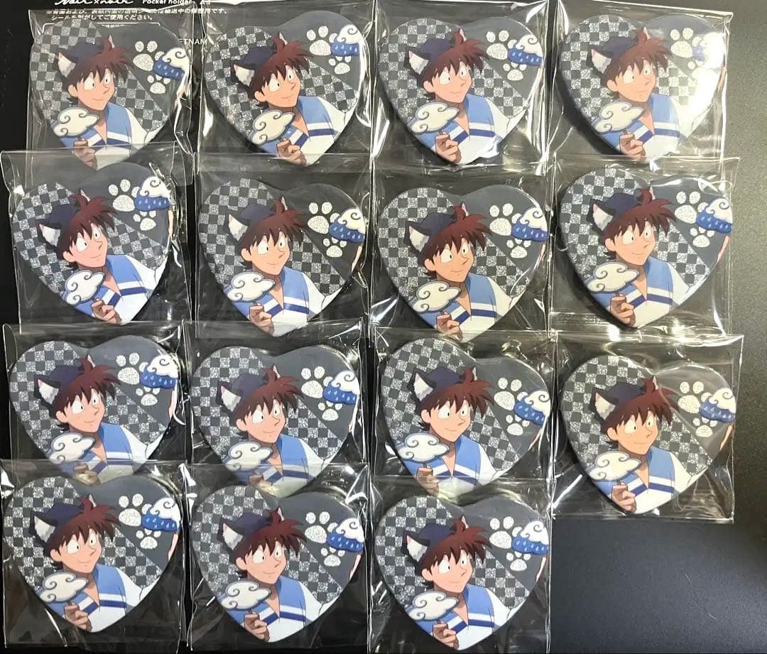 忍たま乱太郎 ナンジャタウン 土井半助 ハート 缶バッジ 15個