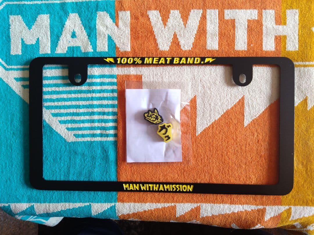 マンウィズ ナンバープレートフレーム+カッティングシート