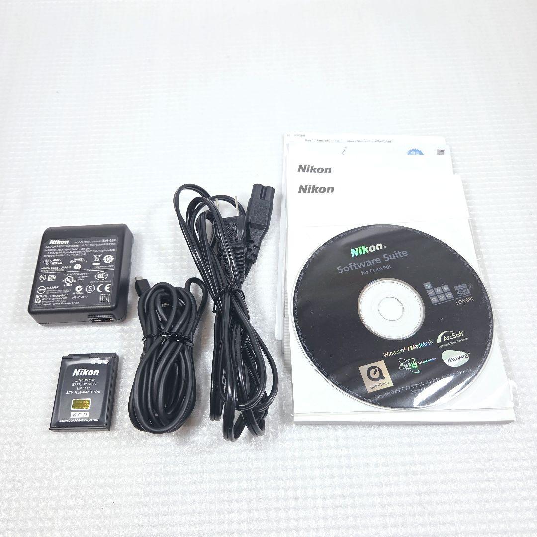 【美品】Nikon COOLPIX S6000 ブラック デジタルカメラ