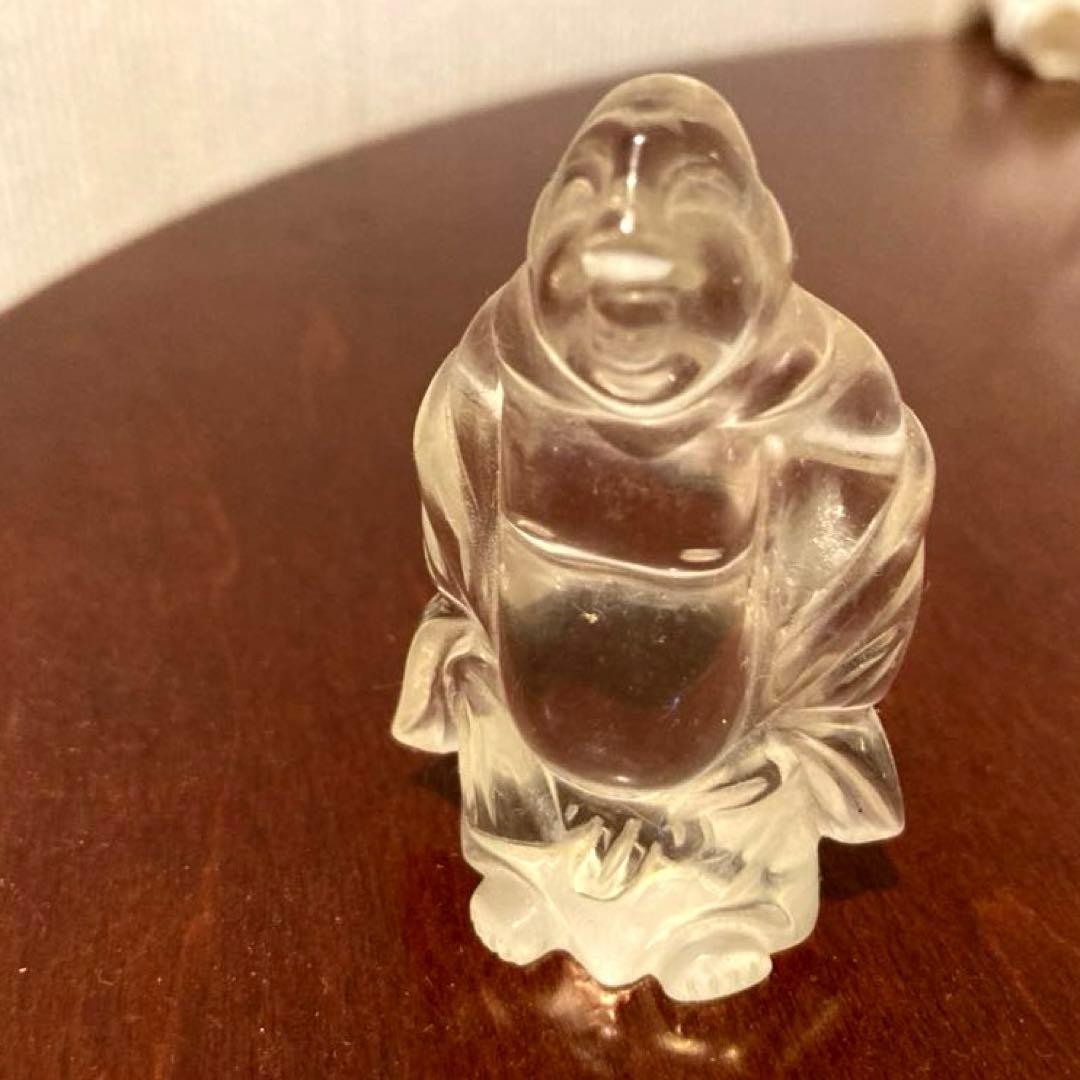 天然石　七福神　台座付き　置物