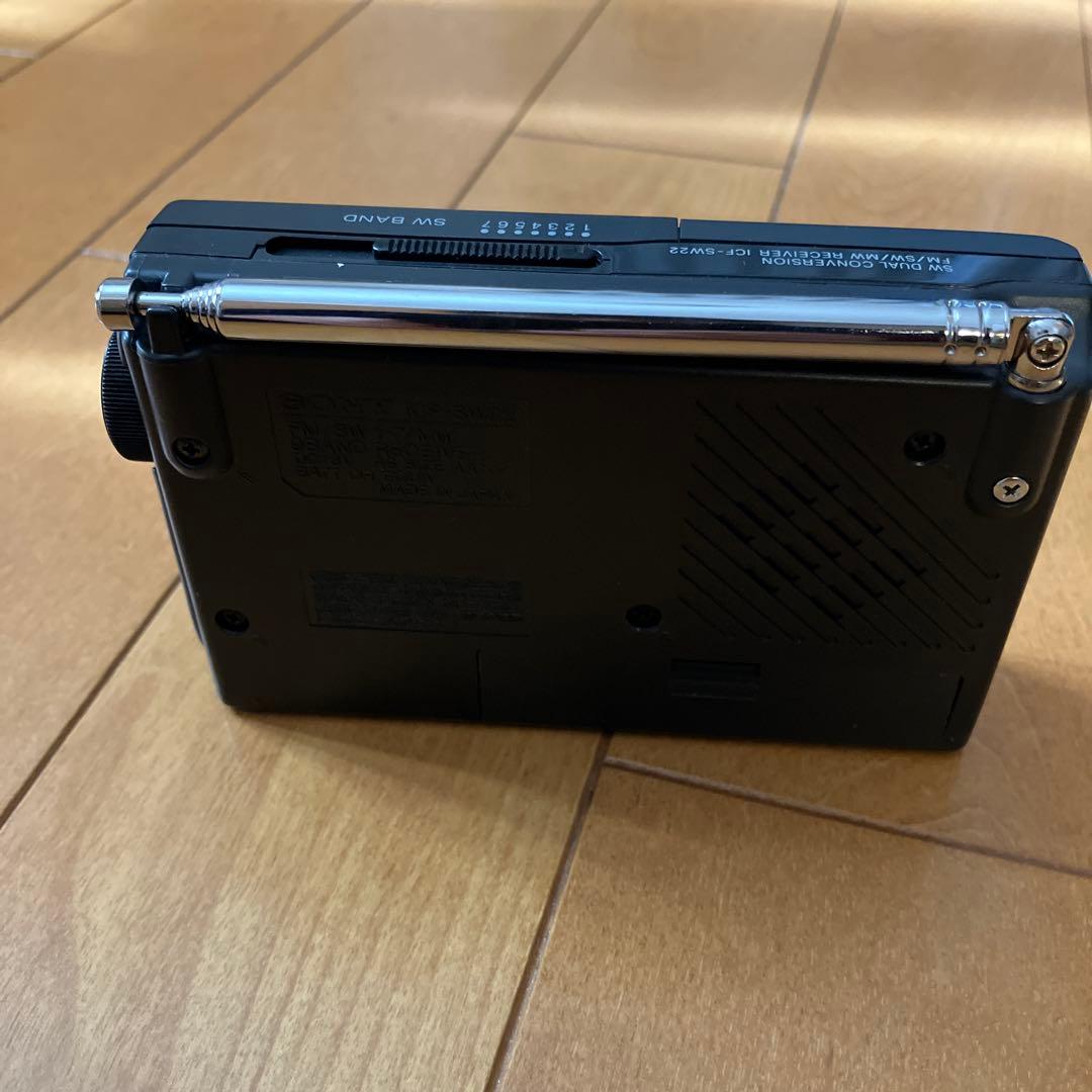 SONY ICF-SW22 9バンドポータブルラジオ 美品　ラジオ受信確認済み
