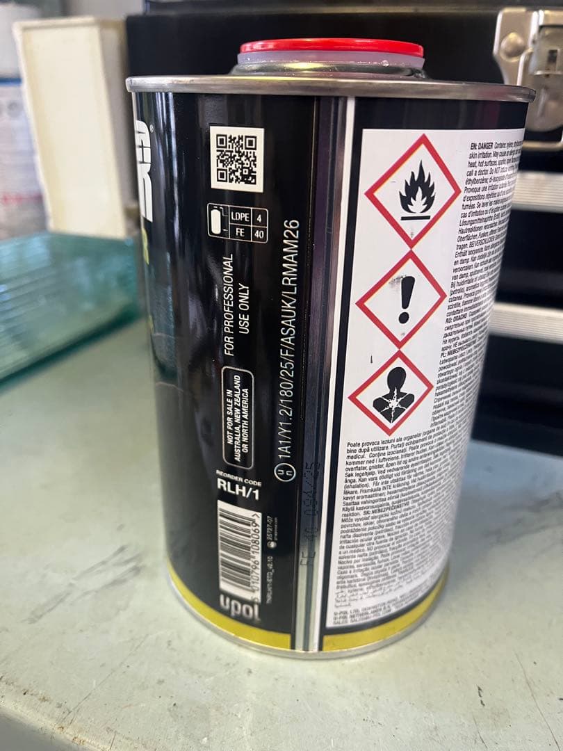 ラプターライナー用硬化剤1缶Raptor Hardener 948mLハードナー