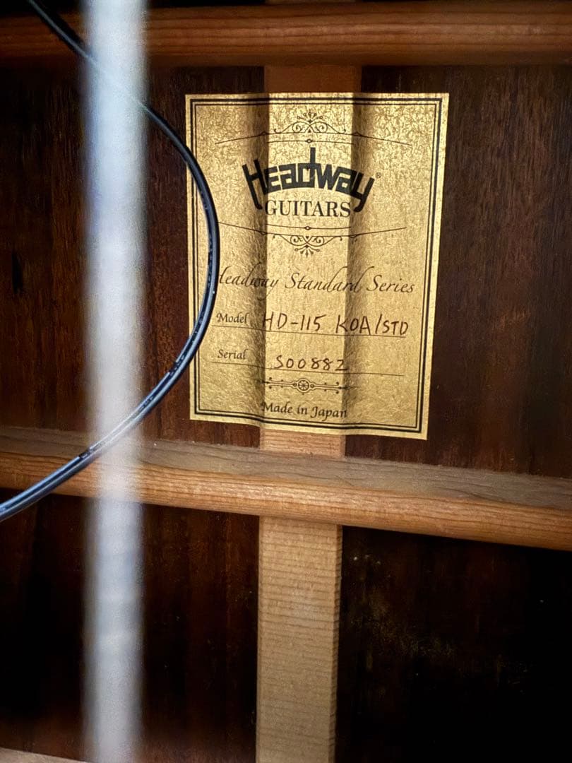 最終！ヘッドウェイ　HD-115 KOA/STD 40thAnniversary