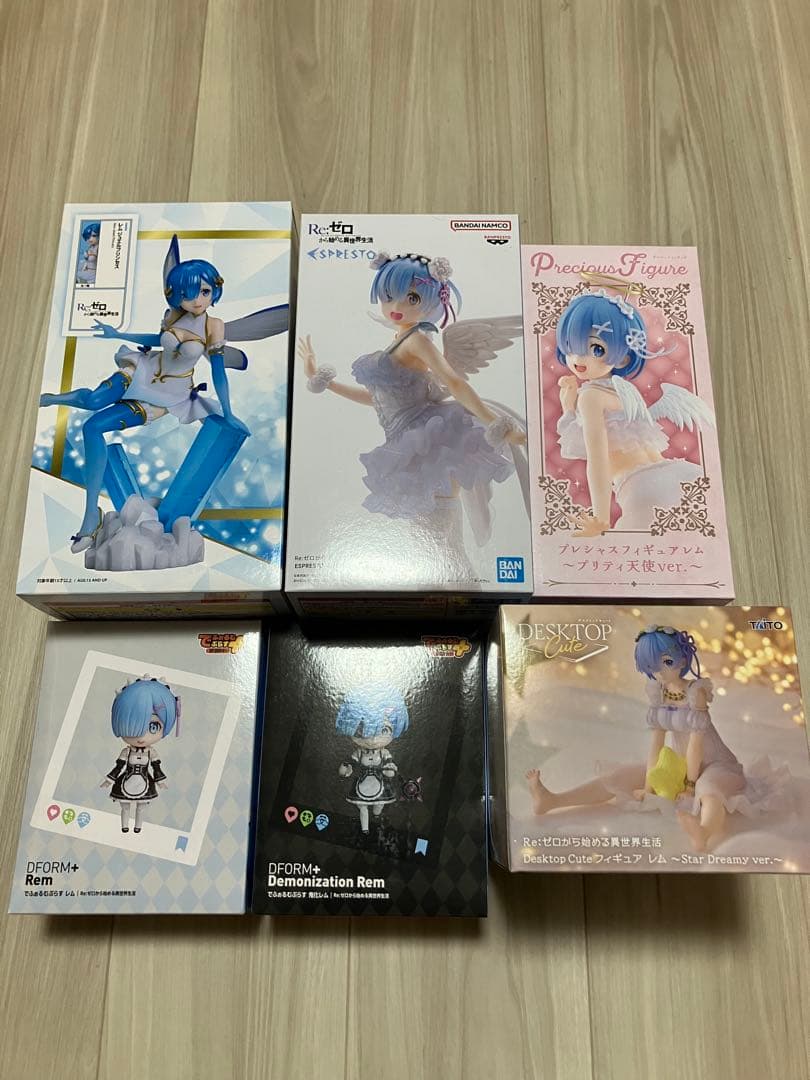 リゼロ レム フィギュア6点セット プリティ天使、Desktop cute等