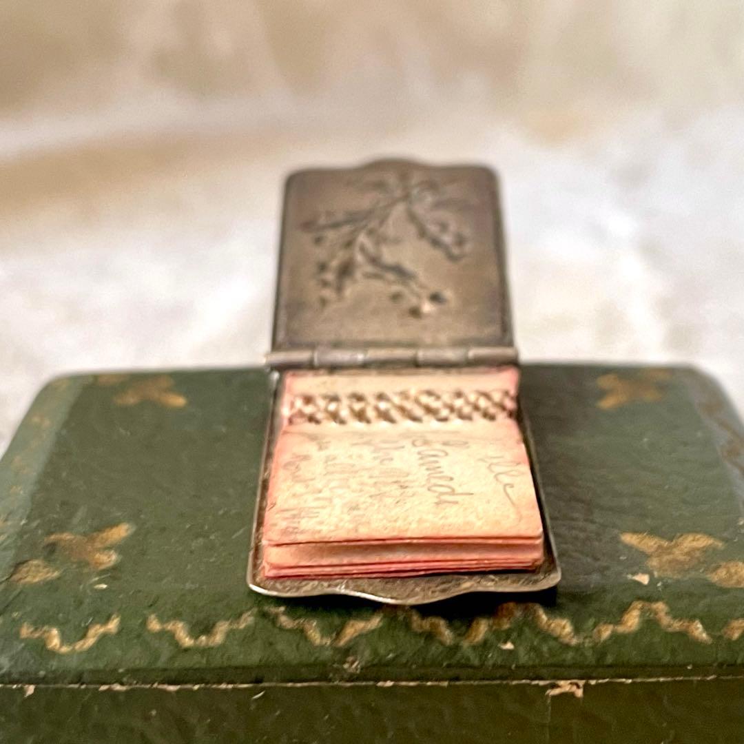 【レア】ドール用カルネドバル　ヒイラギモチーフ柊ミニチュア　フランスアンティーク