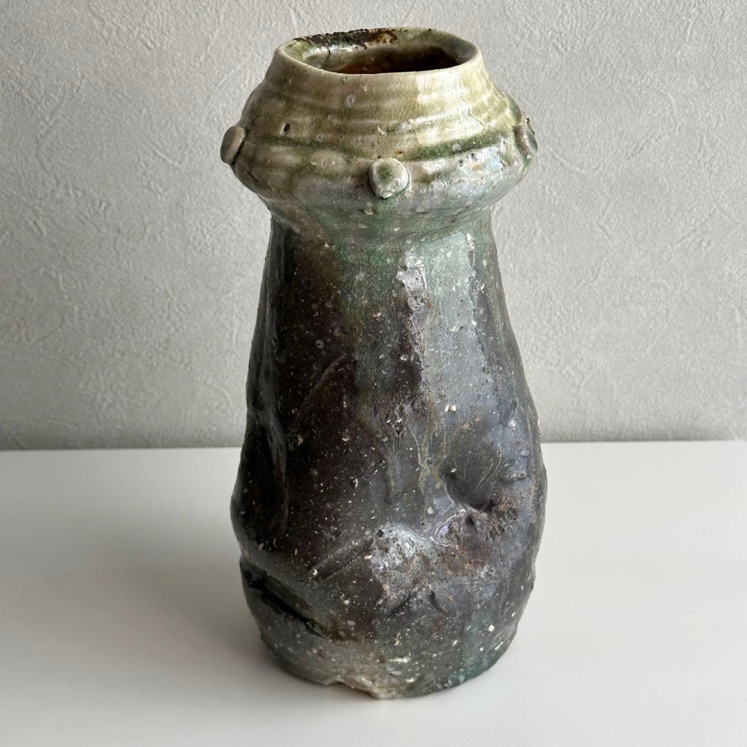 古谷道生 伊賀 花器 伊賀花入 「宙のグラス」共箱