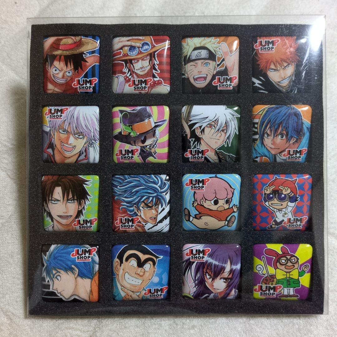 JUMP SHOP 限定 缶バッジ ジャンプショップ 銀魂 リボーン ナルト