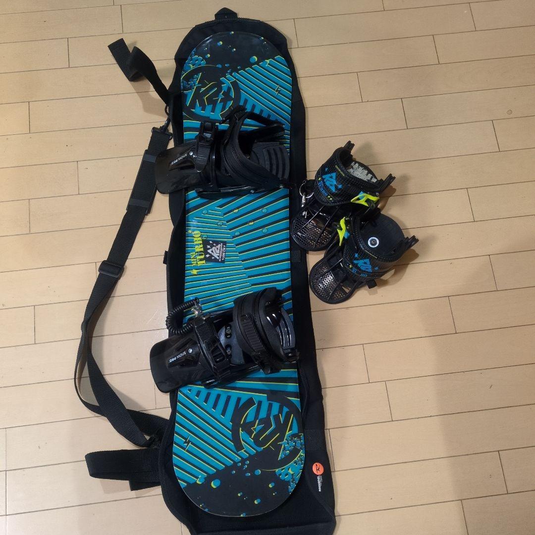 K2 スノーボード 板　ビンディングセット　100cm スノボ　キッズ