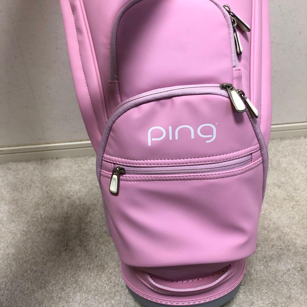 未使用品❗️PING キャディバッグ レディース　ヘッドカバー付き
