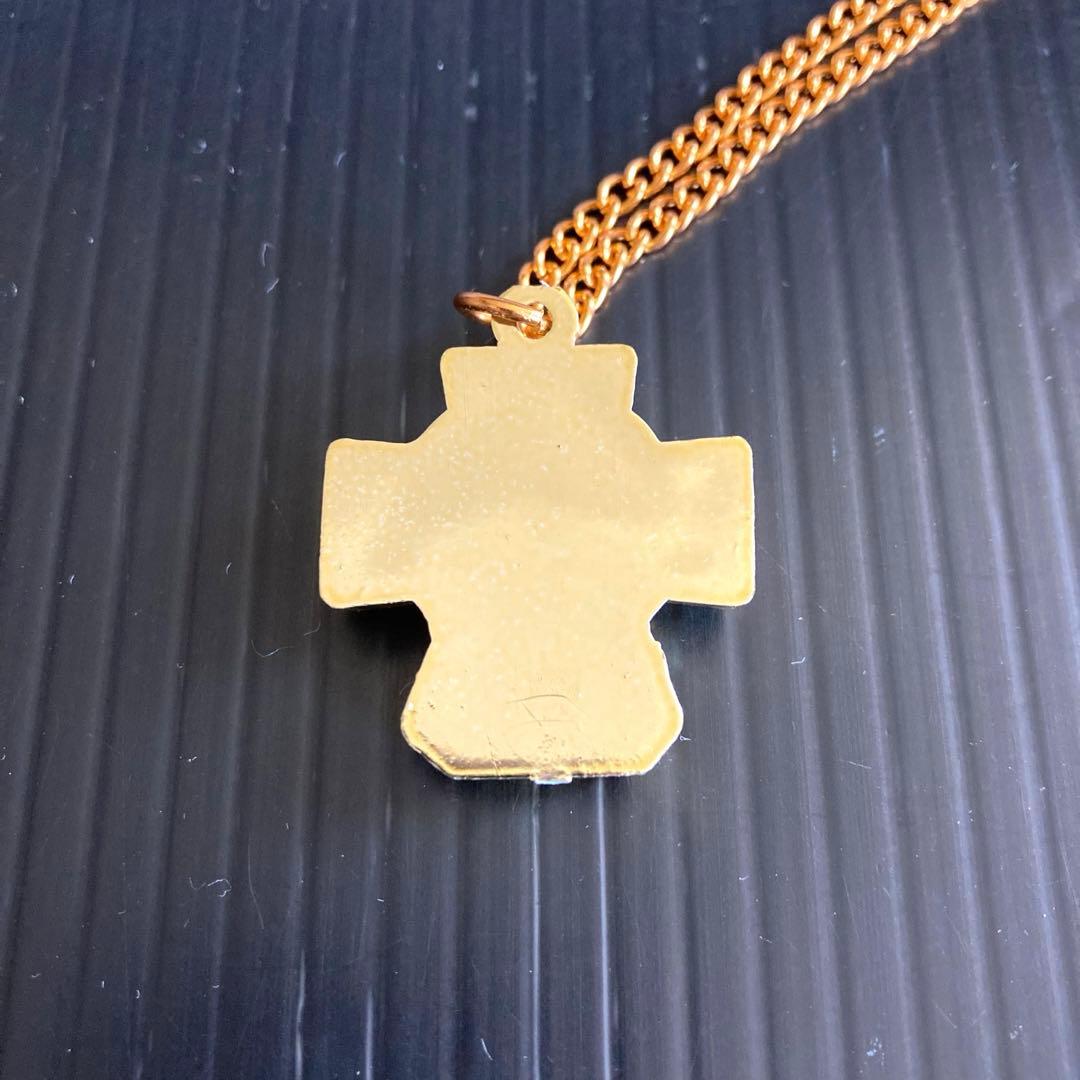 新品★90年代　レトロ★セボンスター　ネックレス★赤　宝石　金メッキ★過去