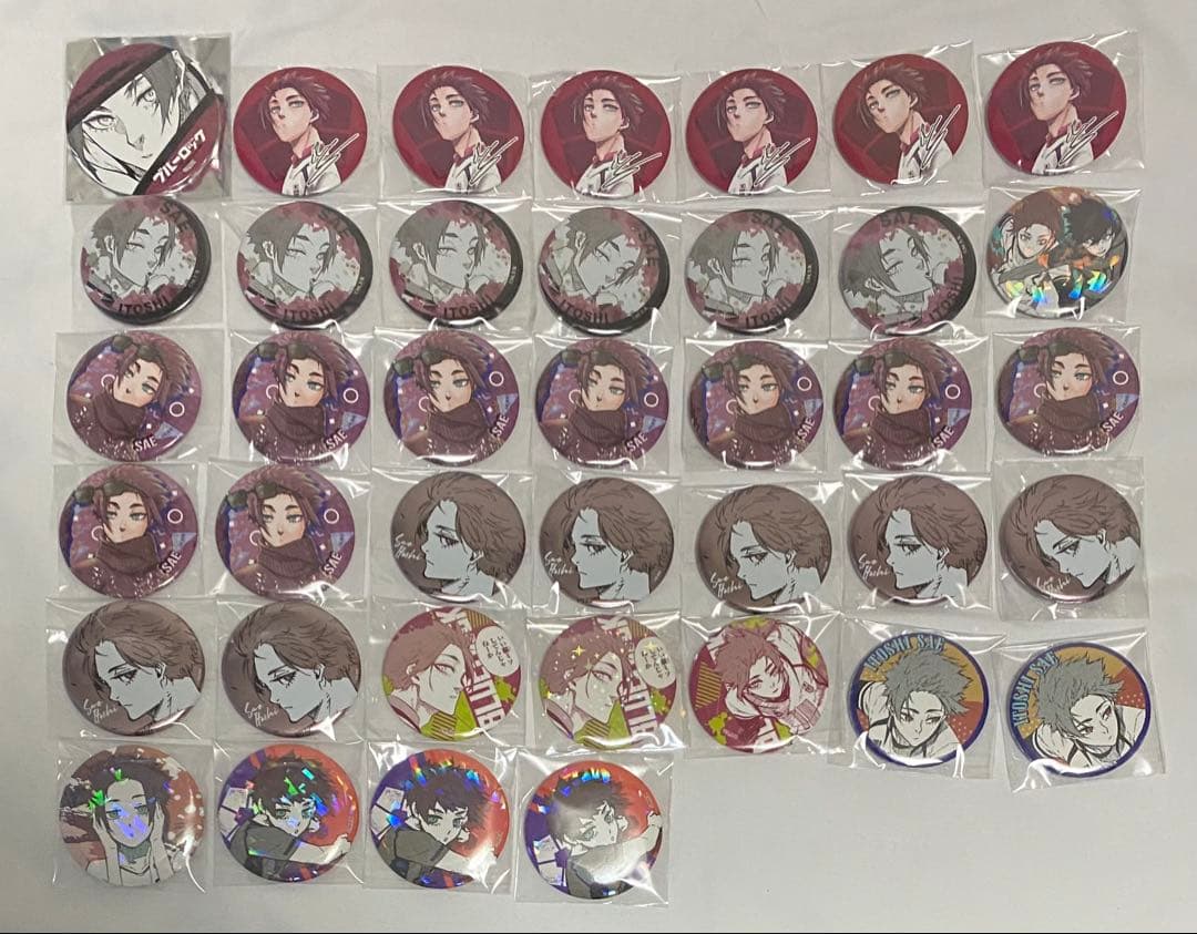 ブルーロック　糸師冴　缶バッジ　まとめ売り