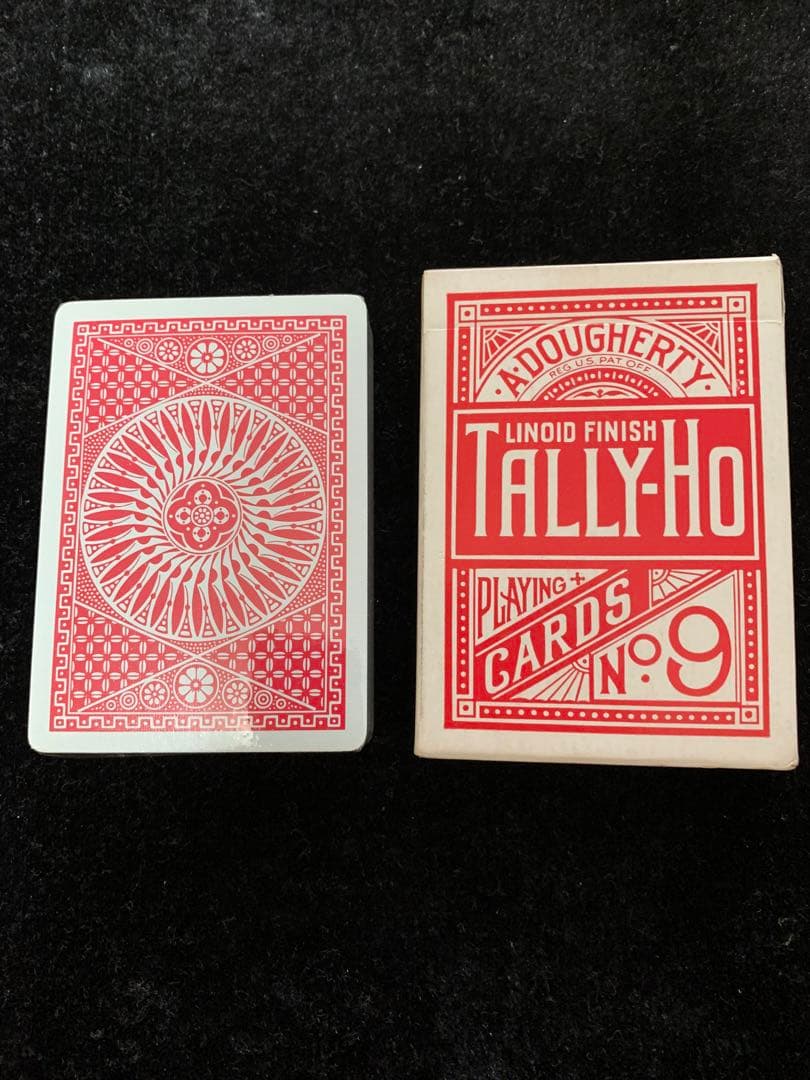 Tallyーho オールドデック　未開封品　オハイオ製　赤　一個