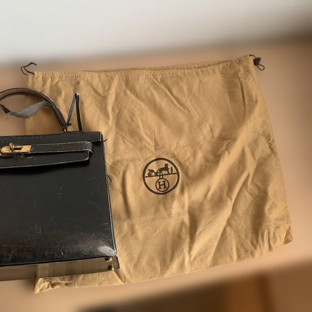 レ*ン様 エルメス　ケリー　ブラック　レザー