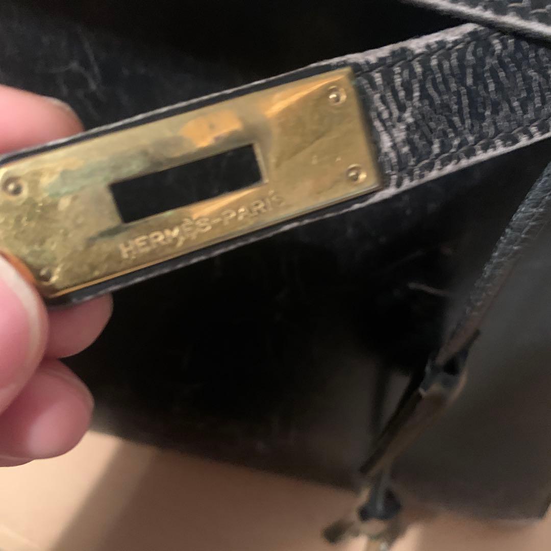レ*ン様 エルメス　ケリー　ブラック　レザー