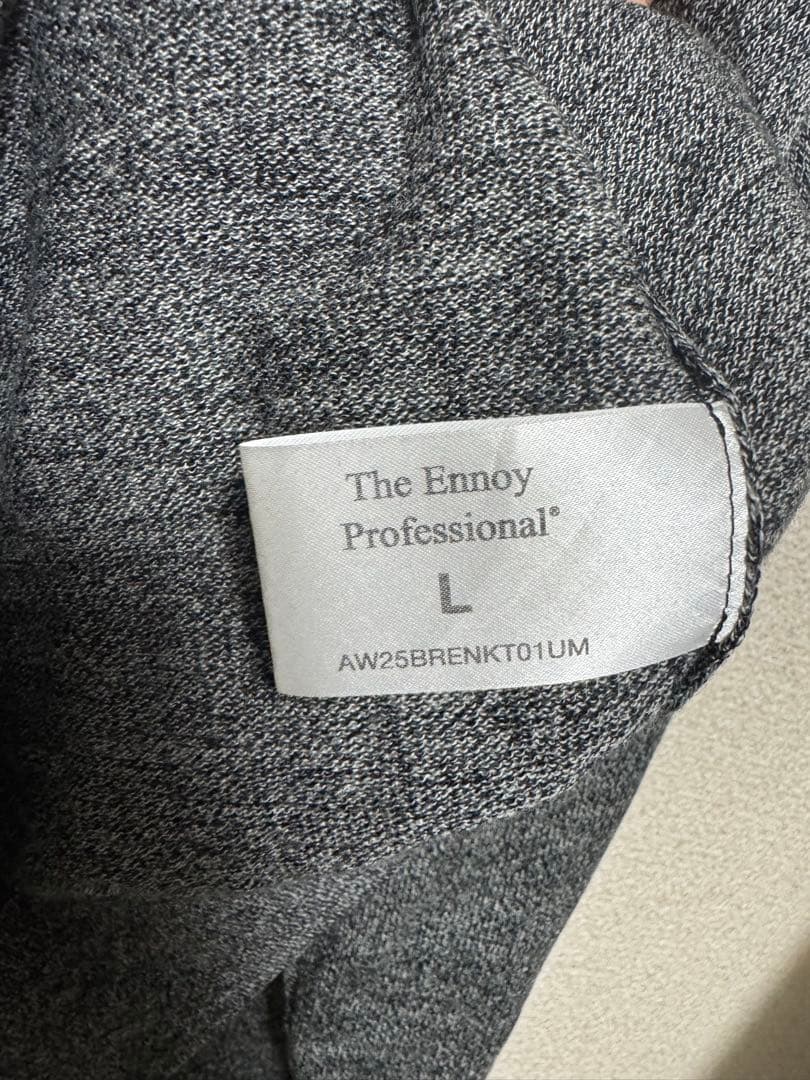 トップス ENNOY Merino Wool Sweater \"Mix Gray\"