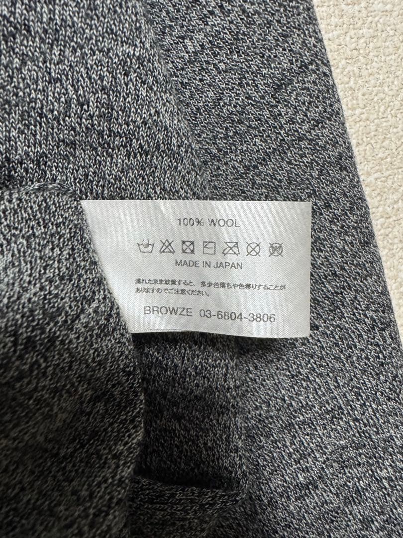 トップス ENNOY Merino Wool Sweater \"Mix Gray\"