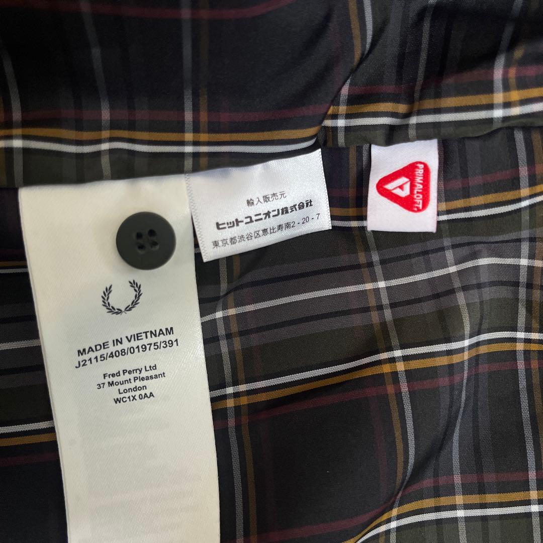 新品 FRED PERRY モッズコート フィッシュテール 3WAYライナー付き