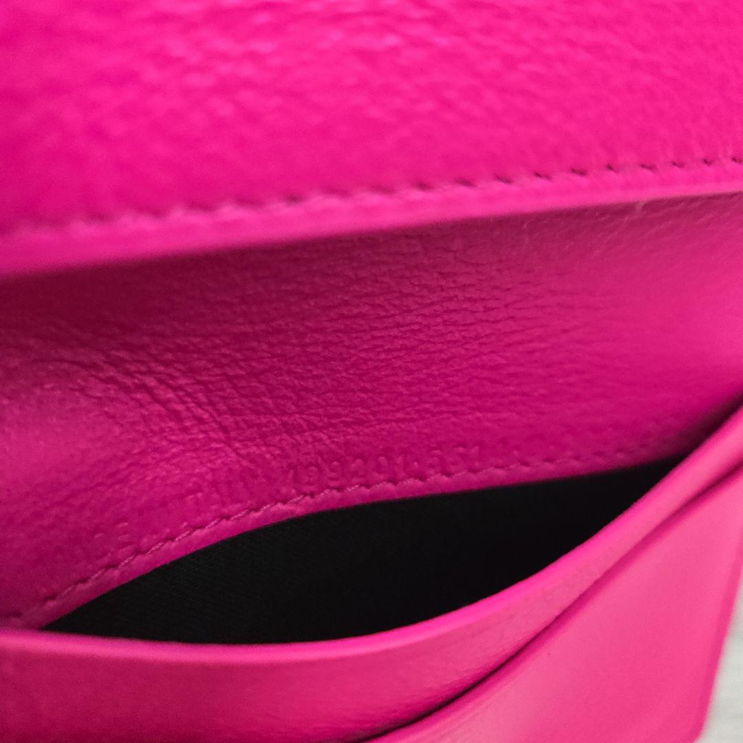 バレンシアガ　ペーパーマニー　 レザー 名刺入れ