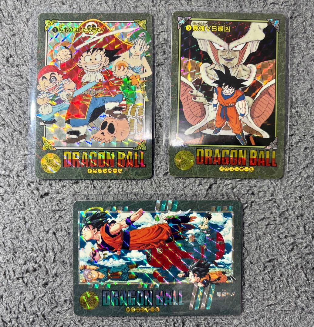ドラゴンボール ビジュアルアドベンチャー ドラゴンボールカードダス 3枚セット