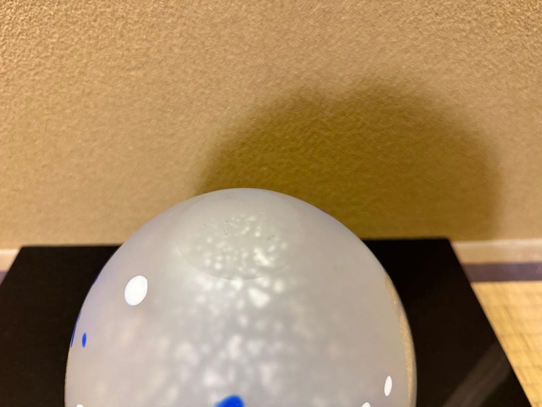 文化勲章　藤田喬平　手吹金彩花瓶　共箱