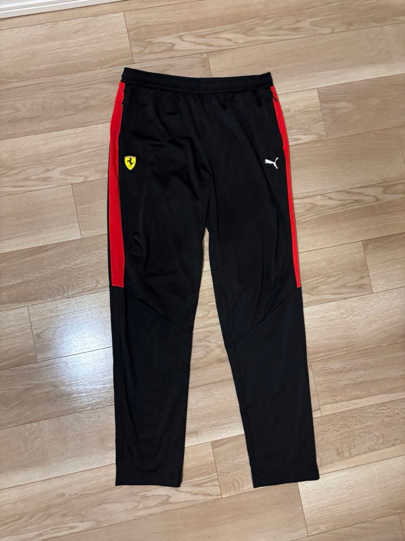 Puma Ferrari ジャージ上下セット 黒/赤　L